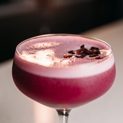 Shiraz Gin Sour Cocktail