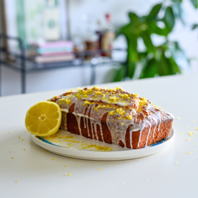 Lemon Gin Drizzle Cake